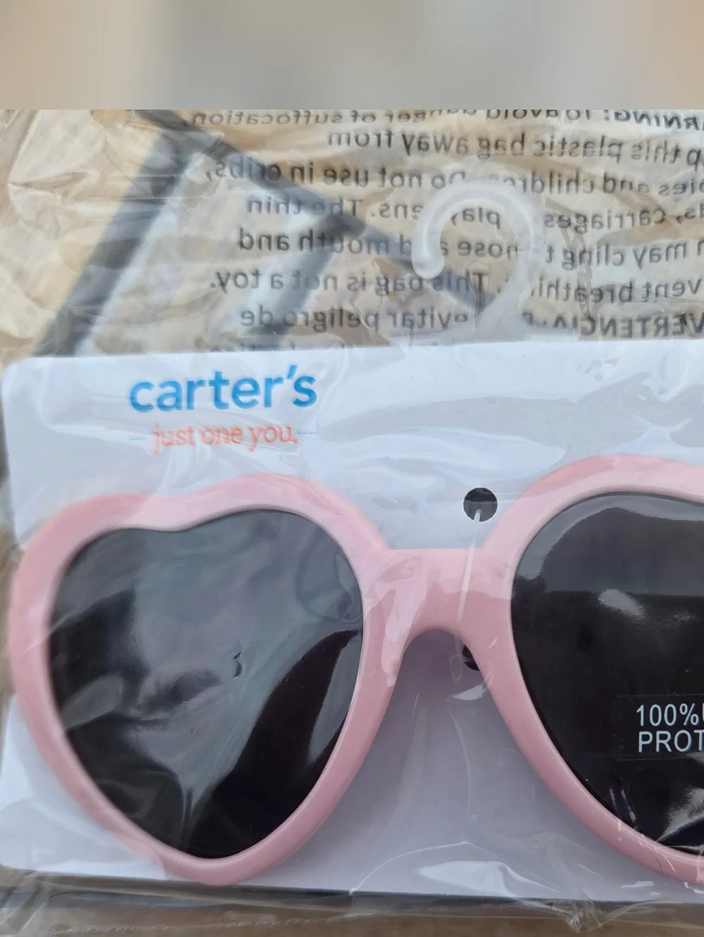 Carter's Casepack Of 12 New Pairs Of Pink Heart Sunglesses, Toddler Size